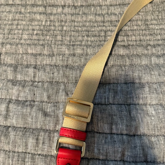 NWOT Michael Kors Maisie large red leather belt bag - Picture 7 of 8